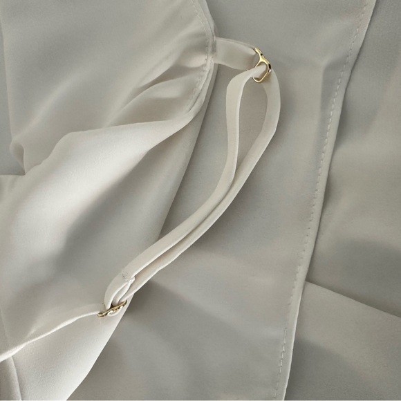 AMANDA UPRICHARD Ivory Camisole Layered Ivory Womens Small Spaghetti Strap Top - Picture 5 of 5